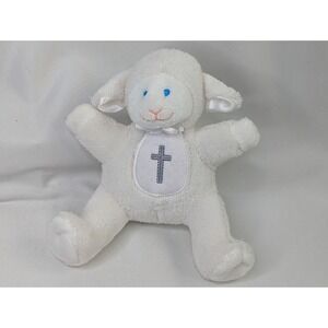 Mary Meyer Lamb Rattle Plush Sheep White Christian Stuffed Animal Toy